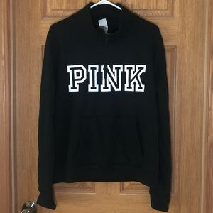 Victoria Secret Pink Black and White Pullover Womens Size XL